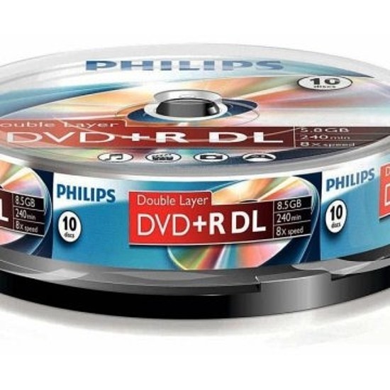 Philips DVD+R85DLCBx10 Cake (PH383756)