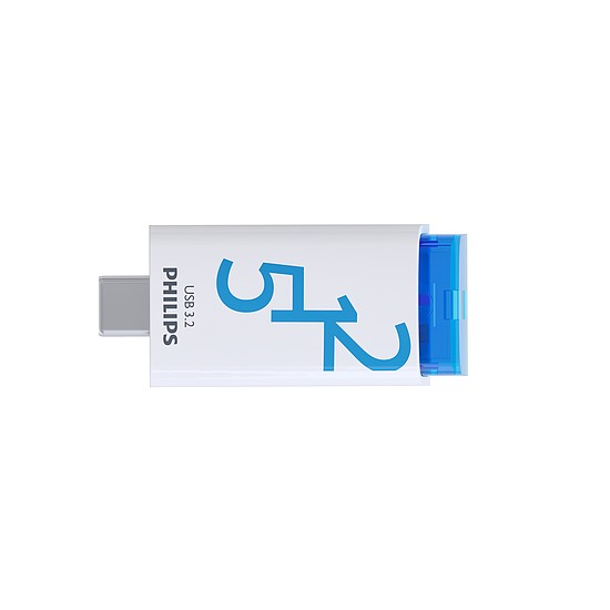 Philips pendrive USB 3.2 Gen 1 512GB USB-C Ocean Blue