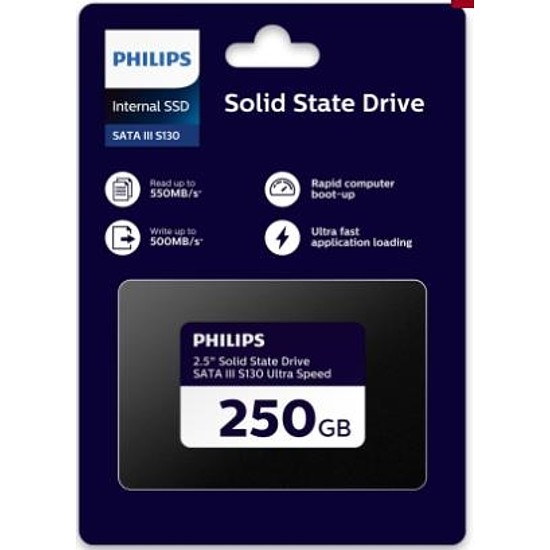 Philips S130 Ultra Speed belső SSD 2.5" SATA III - 250GB