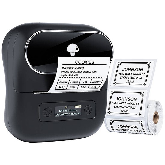 Phomemo M220 hordozható címkenyomtató fekete (M220-BK)