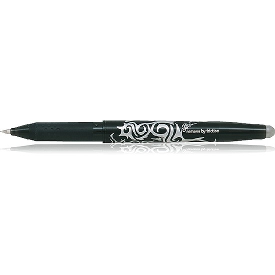 Pilot Frixion Ball rollertoll fekete, műanyag, kupakos radírozható 0,7 mm BL-FR-7-B