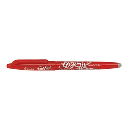 Pilot Frixion Ball rollertoll piros, műanyag, kupakos radírozható 0,7 mm BL-FR-7-R