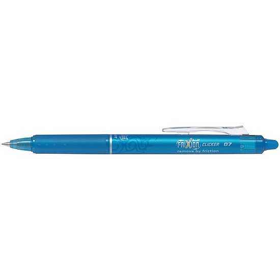 Pilot Frixion Clicker rollertoll világoskék, műanyag, nyomógombos radírozható 0,7mm BLRT-FR7-LB