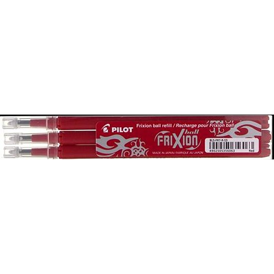 Pilot Frixion rollerbetét piros radírozható 0,7 mm 3db/bliszter BLS-FRP5-R-S3