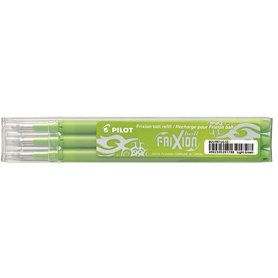 Pilot Frixion rollerbetét világoszöld radírozható 0,7 mm 3db/bliszter BLS-FR7