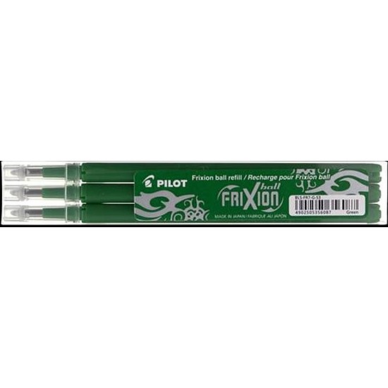 Pilot Frixion rollerbetét zöld radírozható 0,7 mm 3db/bliszter BLS-FR7