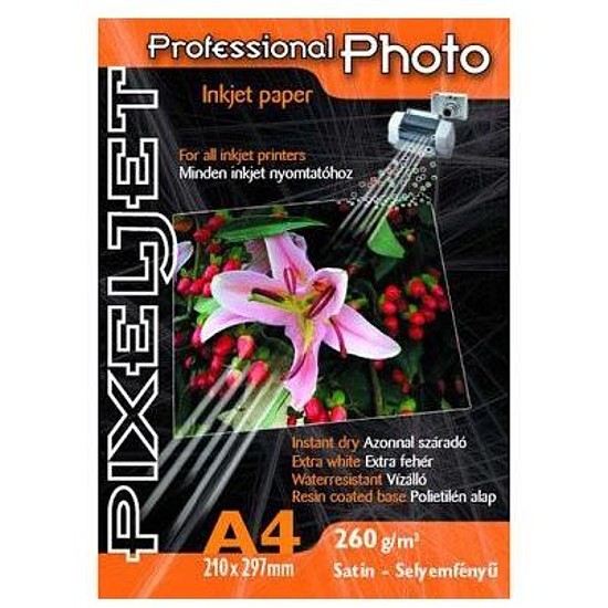 Pixeljet A4 Professional matt inkjet fotópapír 260gr. 200 ív