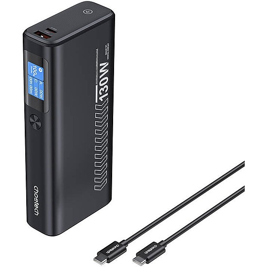 Power Bank Choetech B702 20000mAh PD100W 2C1A (szürke)