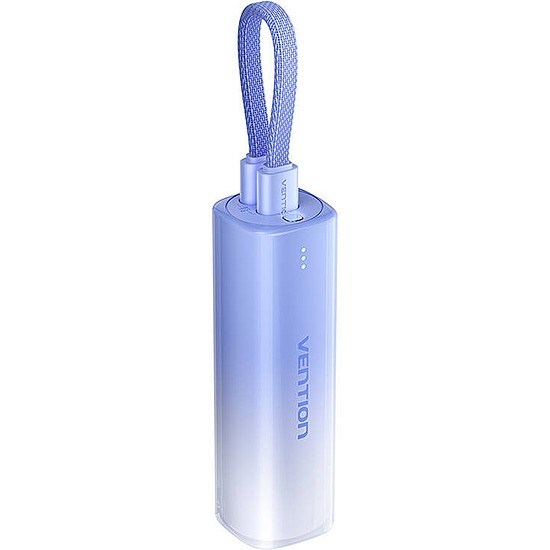 Powerbank 5000mAh Vention FHWL0 20W + kábel USB-C do Lightning (niebieski)