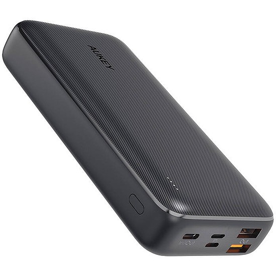 Powerbank Aukey PB-N74S, 20000mAh, 20W PD, 22,5W SCP (fekete)