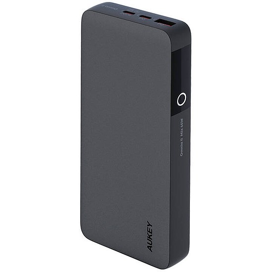 Powerbank Aukey PB-Y43, 20000 mAh, 65 W PD (fekete)
