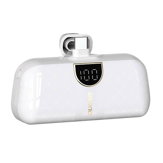 Powerbank Dudao K20SC 5000mAh mini 2x USB-C - fehér