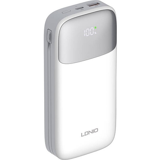 Powerbank LDNIO PQ20 22.5W 20000mAh USB-C, Lightning (balesetben)