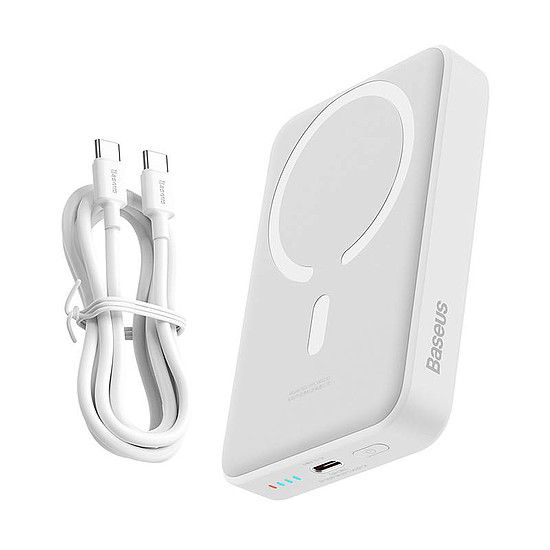 Powerbank mini Baseus 10000mAh 30W fehér (PPCX110202)