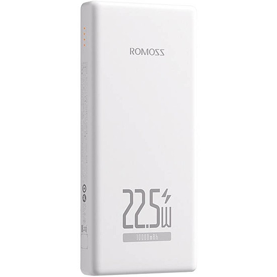 Powerbank Romoss PRC10 10000mAh 22,5W fehér (PRC10-171-1133H)