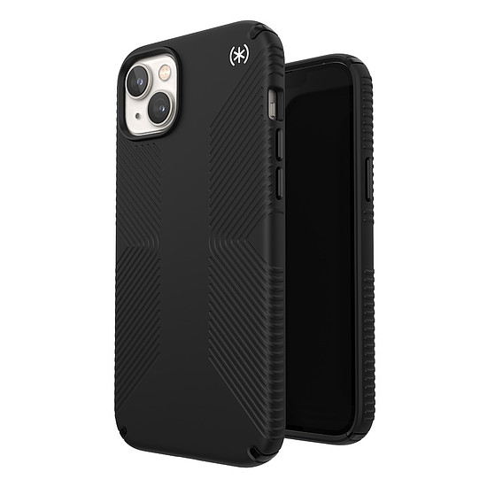 Presidio2 Grip - iPhone 15 Plus / 14 Plus tok MICROBAN bevonattal fekete / fekete / fehér (150116-D143)