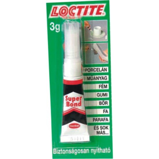 Pritt Loctite Power Flex gél Super Bond pillanatragasztó 2 gr kék