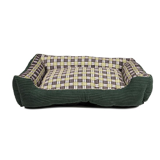 Puha ágy kanapé kutyának 75 x 58 x 19 cm méretű. L zöld (8711252180090GREEN)
