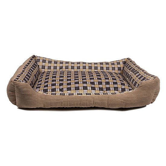 Puha ágy kanapé kutyának 90 x 70 x 20 cm, XL méret bézs (8711252180106BEIGE)