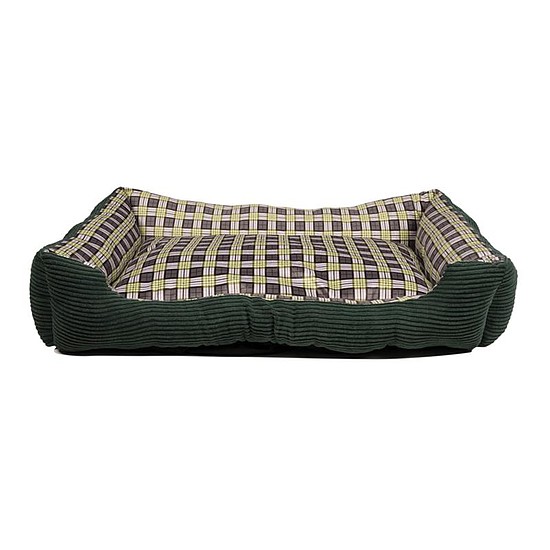 Puha ágy kanapé kutyának 90 x 70 x 20 cm, XL méret zöld (8711252180106GREEN)
