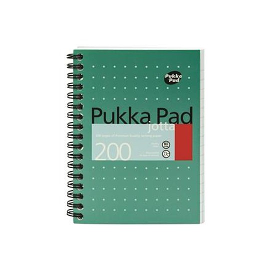 Pukka Pad Metallic Jotta spirálfüzet A6 100 lapos vonalas 