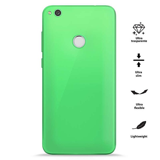 PURO 0.3 Nude - Huawei P8 Lite 2017 / Honor 8 Lite Fluo Green tok (HWP8LITE1703NUDEGRN)