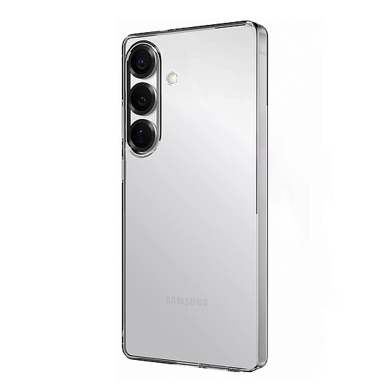 Puro 03 Nude szilikon tok Samsung Galaxy S25-höz - átlátszó
