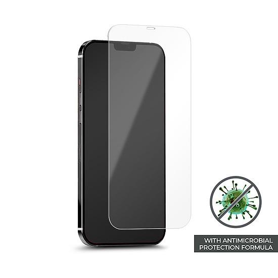 PURO antibakteriális védő edzett üveg antibakteriális védelemmel iPhone 12 Mini képernyőhöz (SDGABIPHONE1254)
