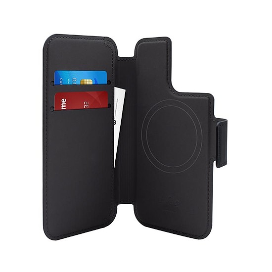 PURO Folio MagSafe tok - 2 az 1-ben tok iPhone 14 Pro Max / 13 Pro Max fekete készülékhez (PUIP67PMAGFOLIOBLK)