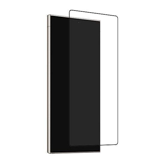 Puro Frame edzett üveg fekete kerettel Samsung Galaxy S25 Ultra készülékhez