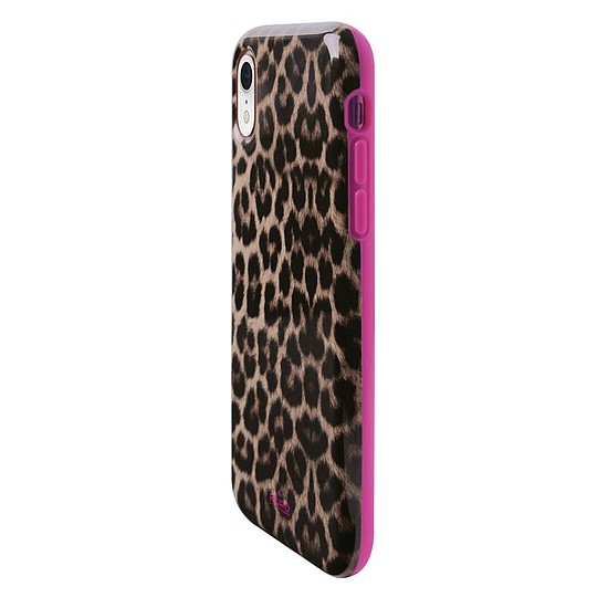 PURO Glam Leopard Cover - tok iPhone XR Leo 2 telefonhoz (IPCX61LEO2PNK)