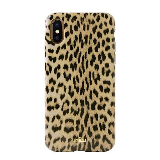 PURO Glam Leopard tok - iPhone Xs Max Leo 1 tok (IPCX65LEO1BLK)
