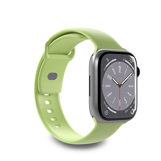 PURO ICON - Elasztikus szíj Apple Watchhoz 38/40/41 mm S/M & M/L Matcha Green (PUICNAW40LGRN)