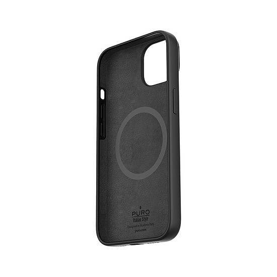 PURO ICON MAG - iPhone 14 Max MagSafe tok fekete (IPC1467ICONMAGBLK)