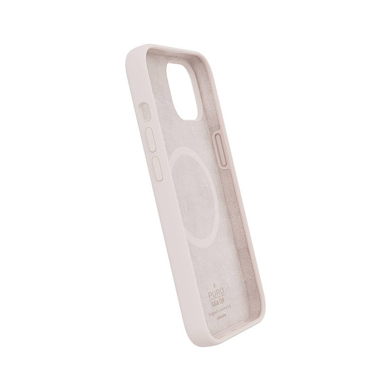 Puro Icon Mag Pro MagSafe szilikontok iPhone 13 / 14-hez - rózsaszín