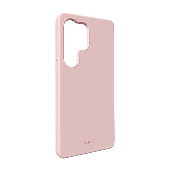 Puro Icon szilikon tok Samsung Galaxy S25 Ultra készülékhez, rózsaszín