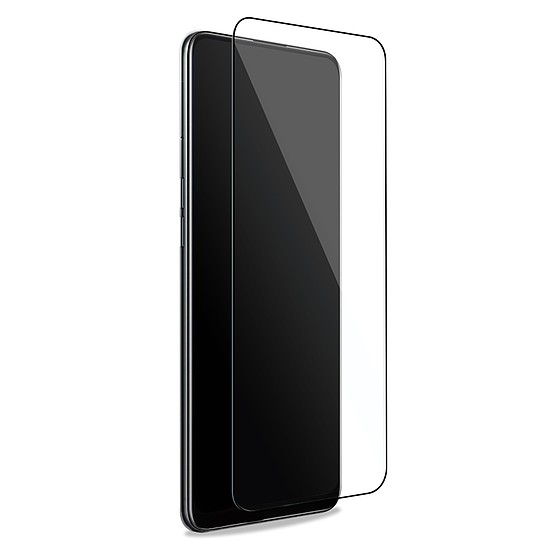 PURO keretes edzett üveg - Oppo A94 5G edzett üveg védőüveg fekete keret (SDGFRA94OPBLK)