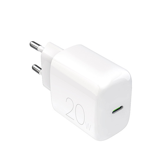 Puro PROLITE 20W USB-C fali töltő - fehér