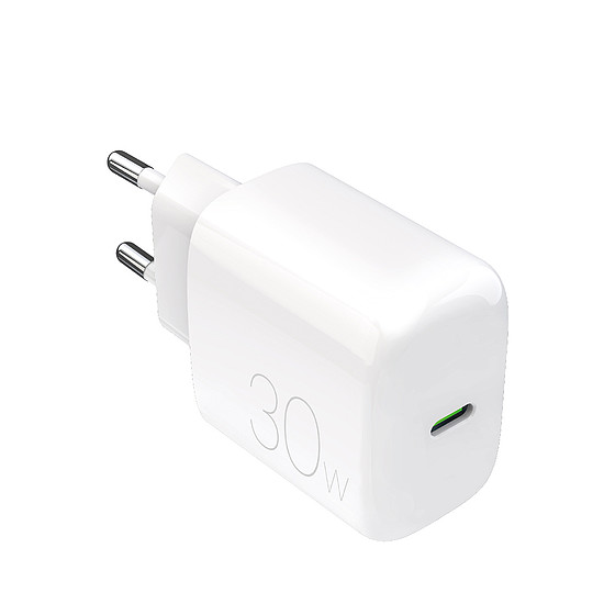 Puro PROLITE 30W USB-C fali töltő - fehér
