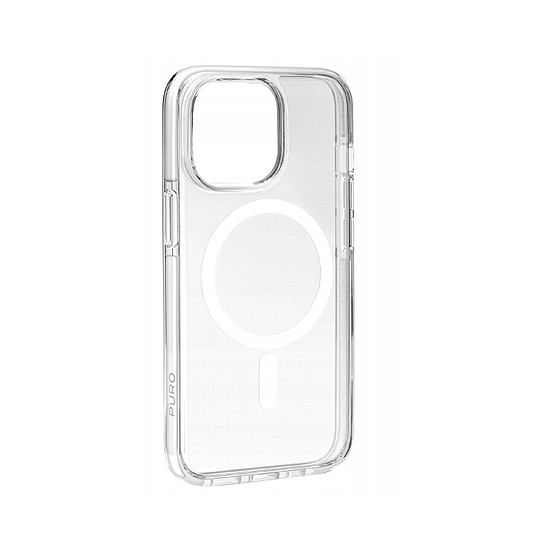Puro TPU+PC "LITE MAG" tok MagSafe betéttel iPhone 16E-hez, átlátszó