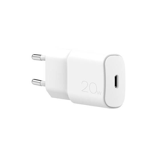 Puro White 20W Power Delivery USB-C fali töltő - fehér