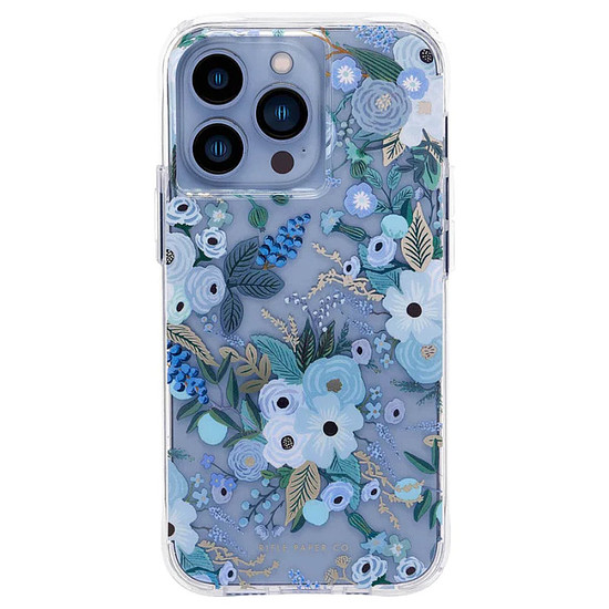 Puska átlátszó papír - iPhone 13 Pro tok Garden Party Blue (RP046644)