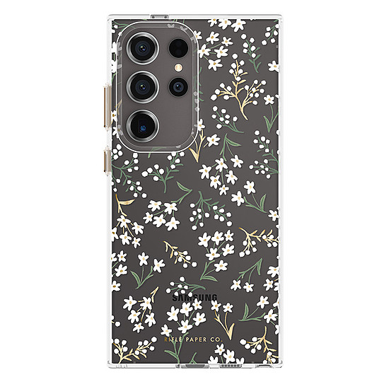 Puska átlátszó papír - Samsung Galaxy S24 Ultra Petite Fleurs tok (RP053566)