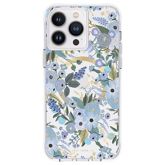 Puskapapír átlátszó MagSafe - tok iPhone 14 Pro Max készülékhez Garden Party Blue (RP049322)