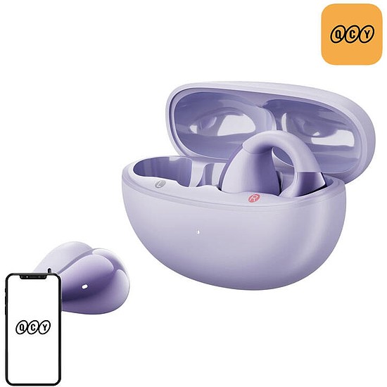 QCY Crossky Clip C30 fejhallgató lila (T33 purple)