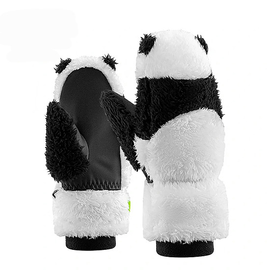 Qunature Panda Síkesztyű gyerekeknek és felnőtteknek S méret - fekete/fehér