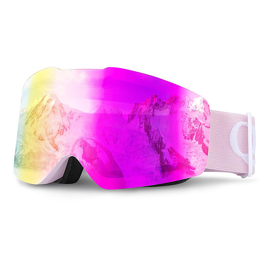 Qunature Pink keret nélküli síszemüveg - rózsaszín