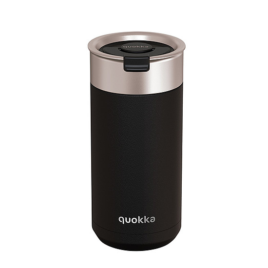Quokka Boost Coffee Tumbler - Rozsdamentes acél termikus bögre sörfőzővel 400 ml Carbon Black (40077)