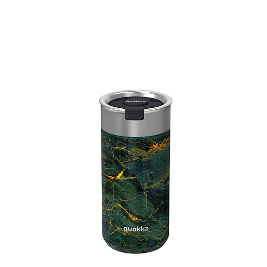Quokka Boost - Rozsdamentes acél kávépohár 400 ml Greenstone (40073)