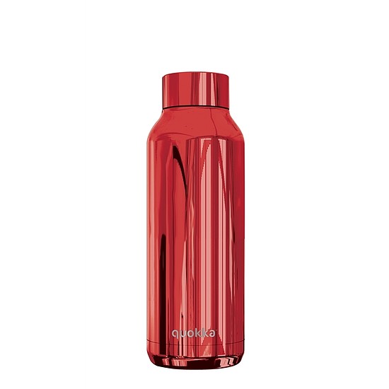 Quokka Solid - 510 ml-es rozsdamentes acél termopalack karcsú rubin (57503)